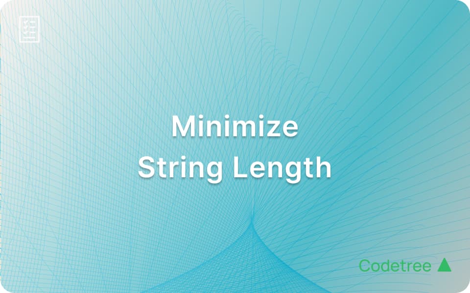 Interview Problem Explained: Minimize String Length (LeetCode 2716)